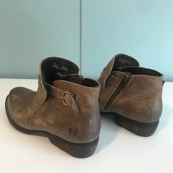 Born JEM Oiled Suede Booties Light Brown. Size 7. - Picture 4 of 15
